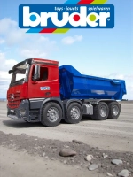 Эвакуатор Самосвал MB Arocs Halfpipe Брудер