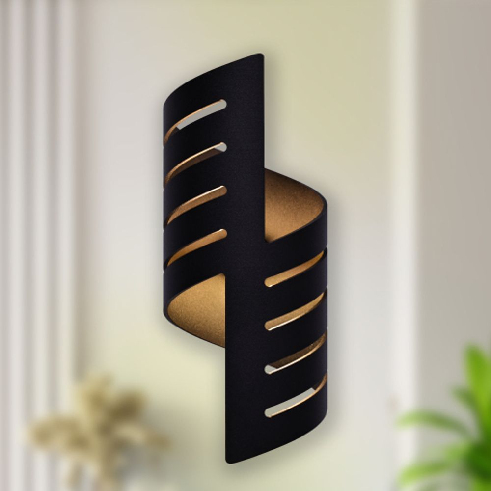 Светильник настенный ЭРА WL48 BK G9 IP20 черный | Настенная подсветка