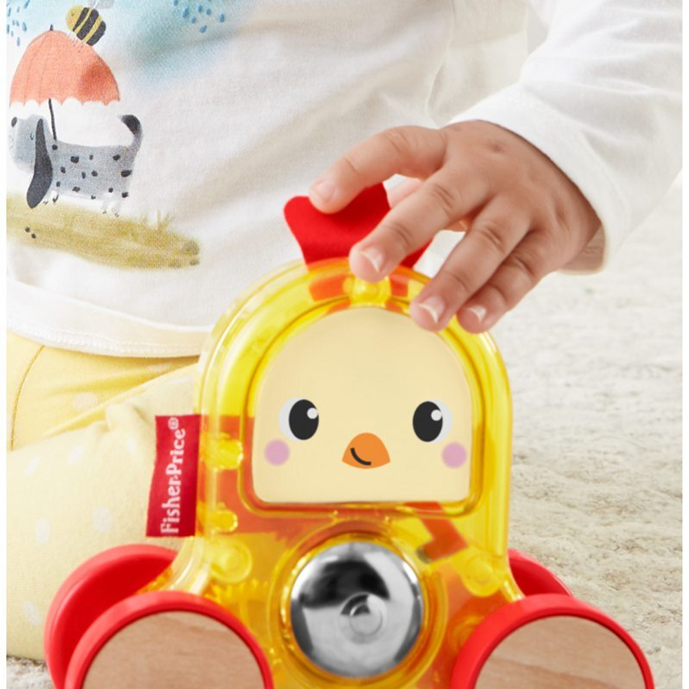 Fisher-Price - Красочные животные на колесах - Транспортное средство Kogucik GMB25