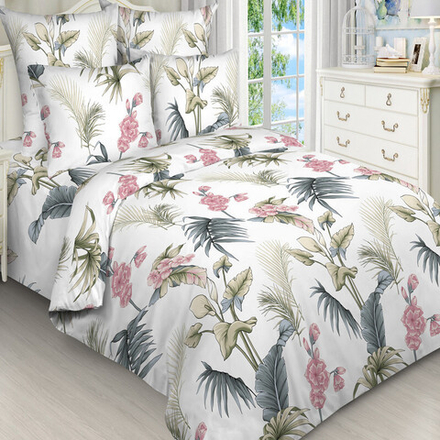 Набор наволочек из 2штук "ВЛ. 3020", бязь, 100% хлопок, Россия.