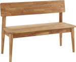 Банкетка в прихожую, 103х34х66, Мудэ, скамья, с ящиком для хранения, для кухни и столовой, из дуба, MAKOSA