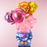 Шар Двойной Цветок, Оранжевый.