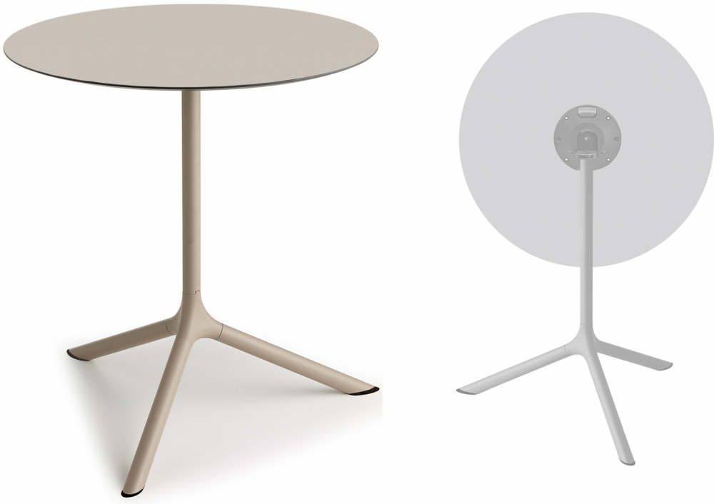 Стол ламинированный обеденный складной Scab Design Tripe Maxi Folding, тортора, тортора