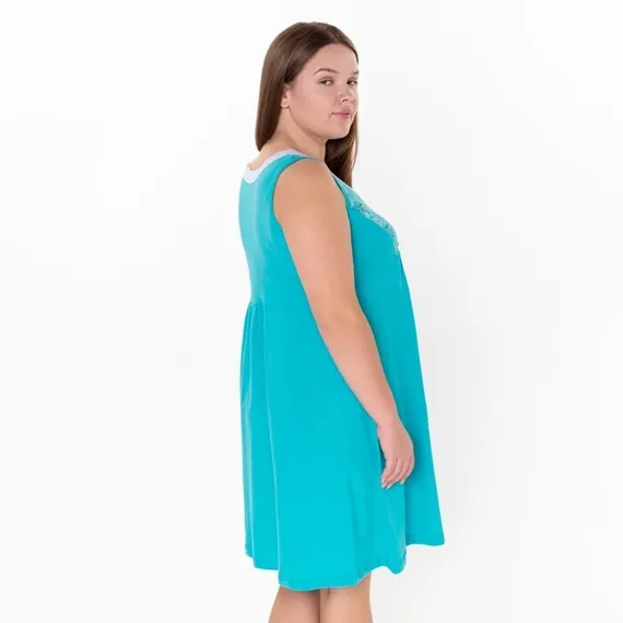 Ночная сорочка женская, цвет ментол, размер 46