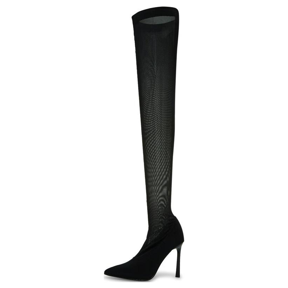 STEVE MADDEN Over the knee Boots 10.5cm Women"s Black