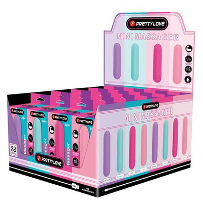 Набор из 32 вибропуль Stefan (Цвет: разноцветный)