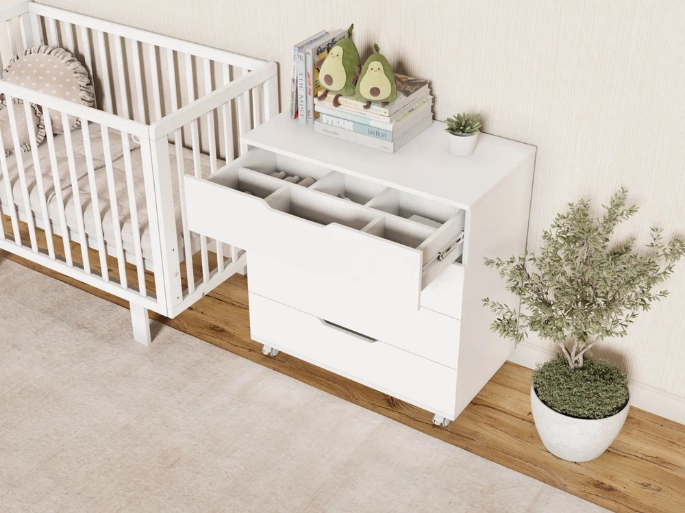 Комод пеленальный Incanto Юг 800/4 белый