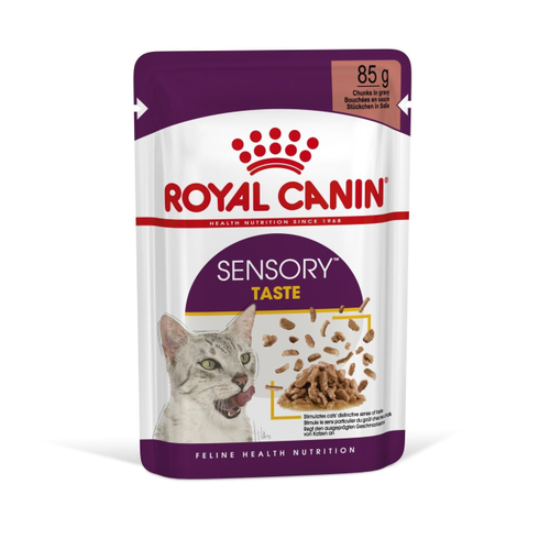 Влажный корм для кошек стимулирующий вкусовые рецепторы Royal Canin Sensory Вкус, 12 шт x 85 г