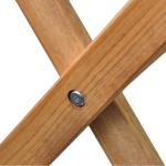 Складной переносной деревянный столик-поднос из массива сосны, для дома, улицы и рыбалки, в натуральной отделке