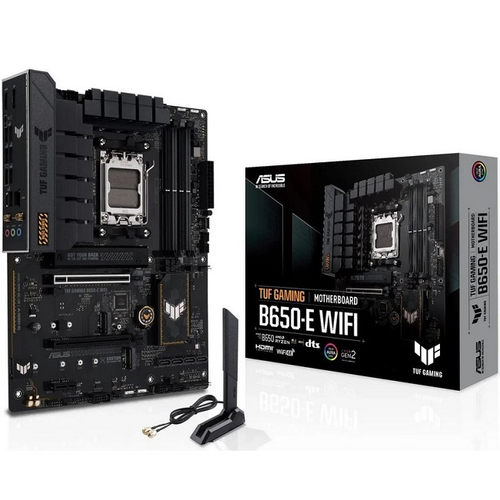 Материнская плата ASUS TUF GAMING B650-E WIFI (AM5/AMD B650E/4xDDR5/2xPCI-Ex16/3xM.2/SB7.1/Wi-Fi/BT/HDMI/DP/ATX)
