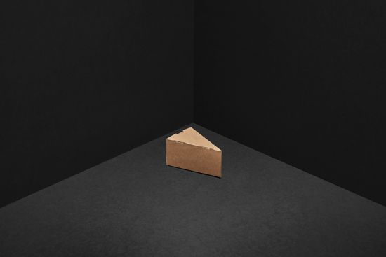 Упаковка для пирожных. Треугольник