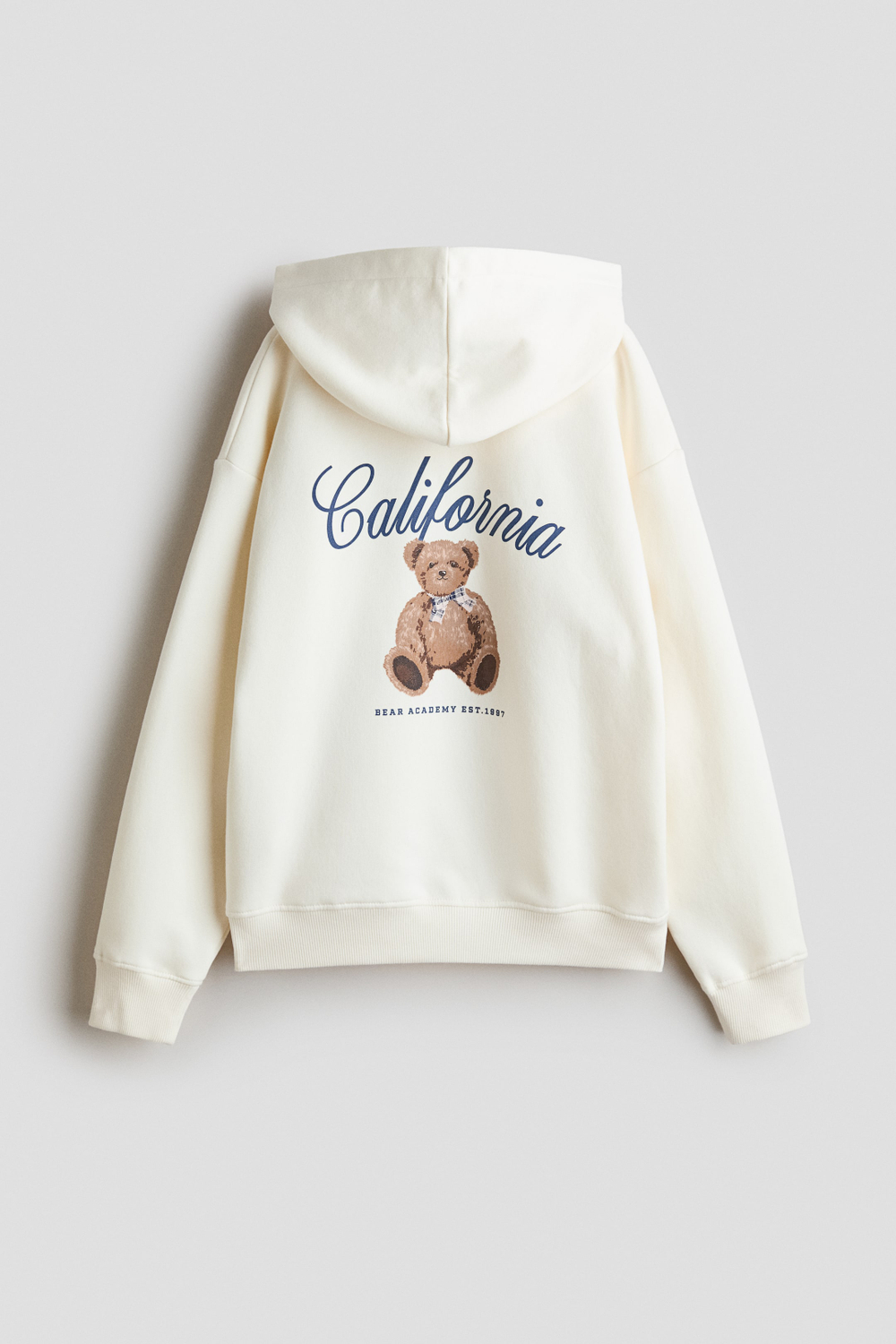 H&M Толстовка с принтом, кремовый