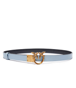 Двухсторонний кожаный ремень LOVE BERRY Pinko - голубой(100143 A1K3)