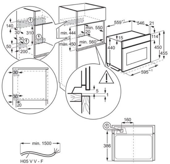 Электрический духовой шкаф Electrolux VKL8E00V