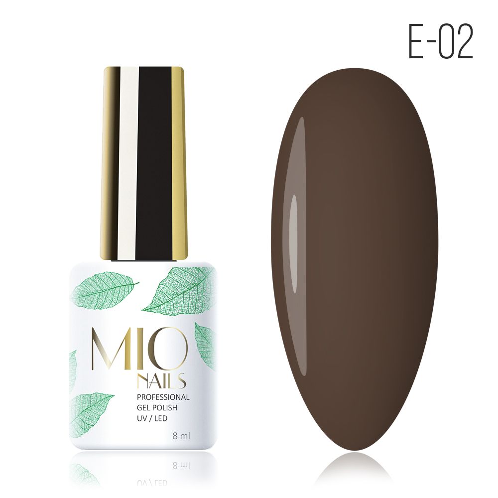 Mio Nails E-02 Молочный шоколад, 8 мл