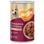 Корм для собак Мнямс Здоровые Суставы, 400 г, говядина с печенью