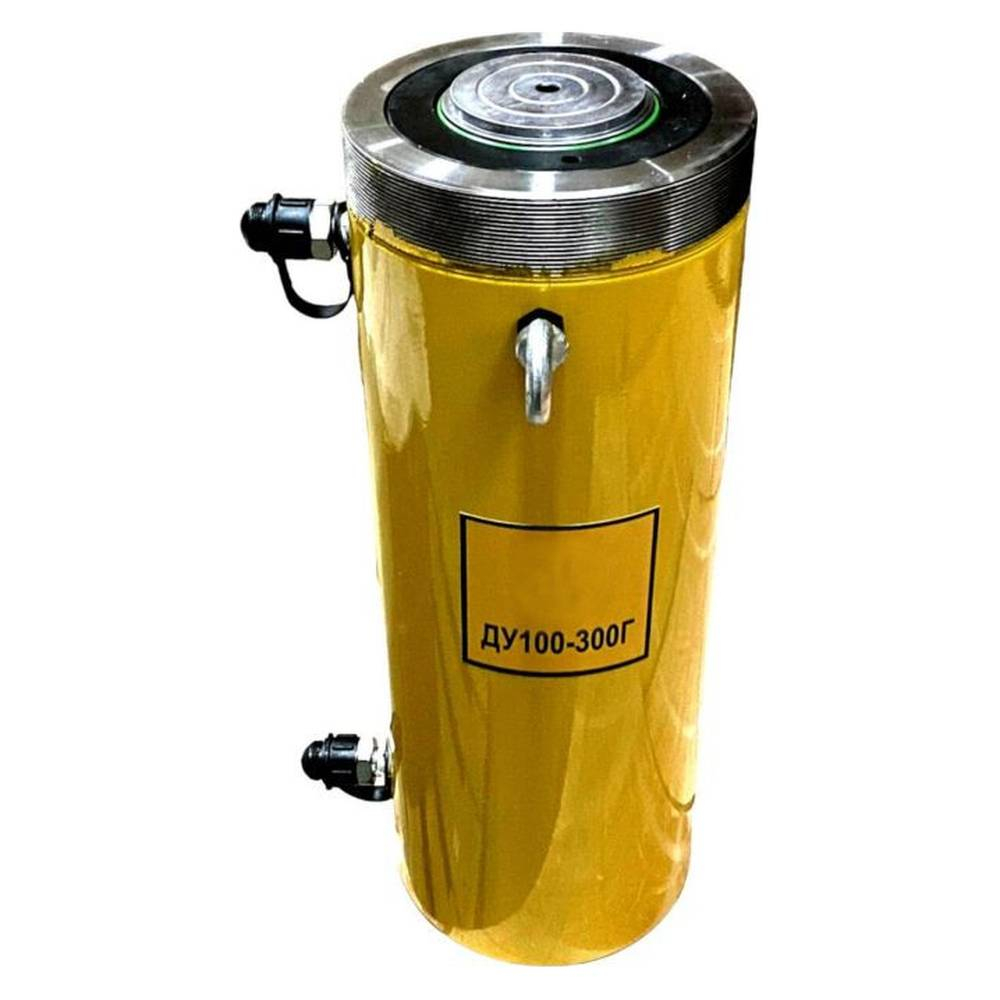 Домкрат универсальный Инстан с гидравлическим возвратом штока с резьбой на гильзе ДУ100-300Г (100т, ход 300мм)