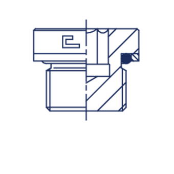 Заглушка V (Ш) 33х2 o-ring