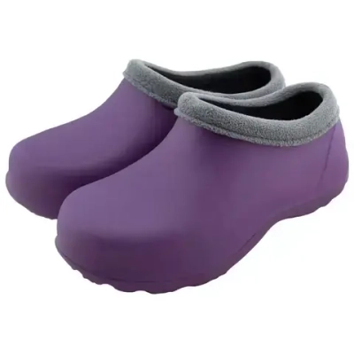 Галоши женские утепленные, арт. ГЛЖ-406 (баклажан, 39 (QR))