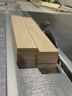 шпон (ламель) дуб 7х60х500 мм. Заготовка для творчества, хобби, поделок, мебели.