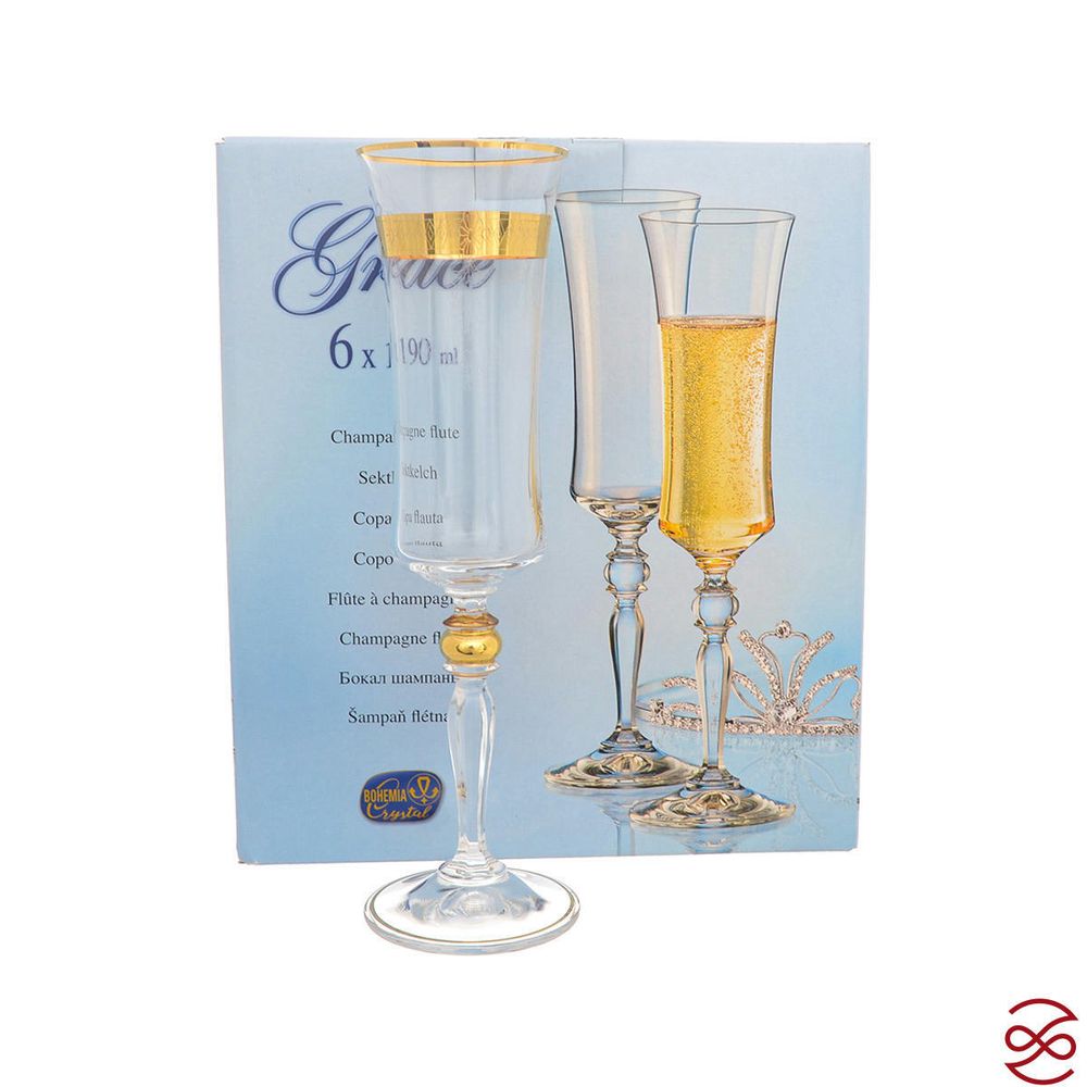 Набор фужеров для шампанского 190 мл V-D (6 шт)