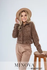 Куртка 3107-коричневый Minova