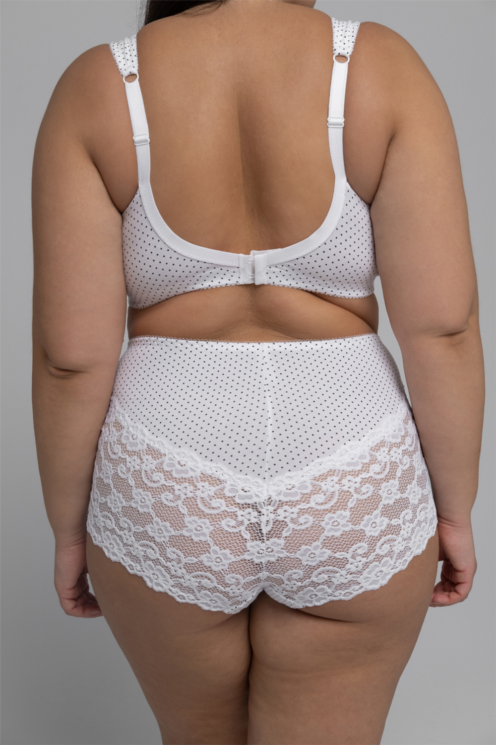 1102/C  бюстгальтер "Белый в крапинку"