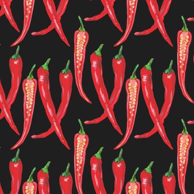 Красный острый перец чили