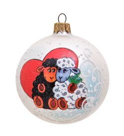 Элита НФШ-1350 Ел. украшение Шар «Барашки» 80 мм