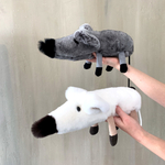 игрушка из натурального меха крыса