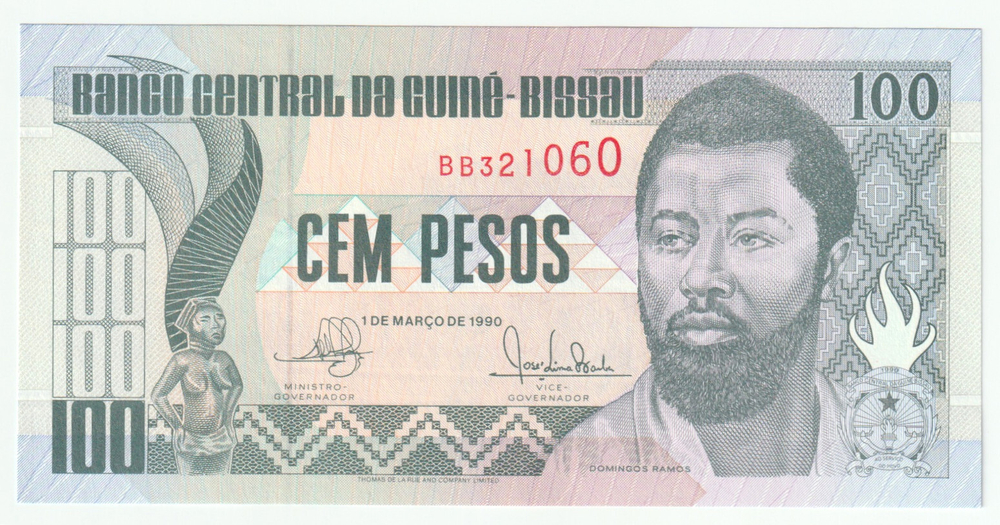 Guinea-Bissau, 100 Pesos, 1990, UNC (Pick 11)