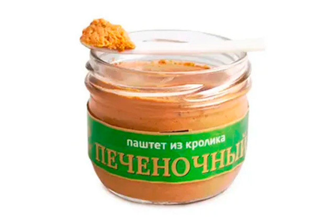 Паштет из кролика печеночный, 90г