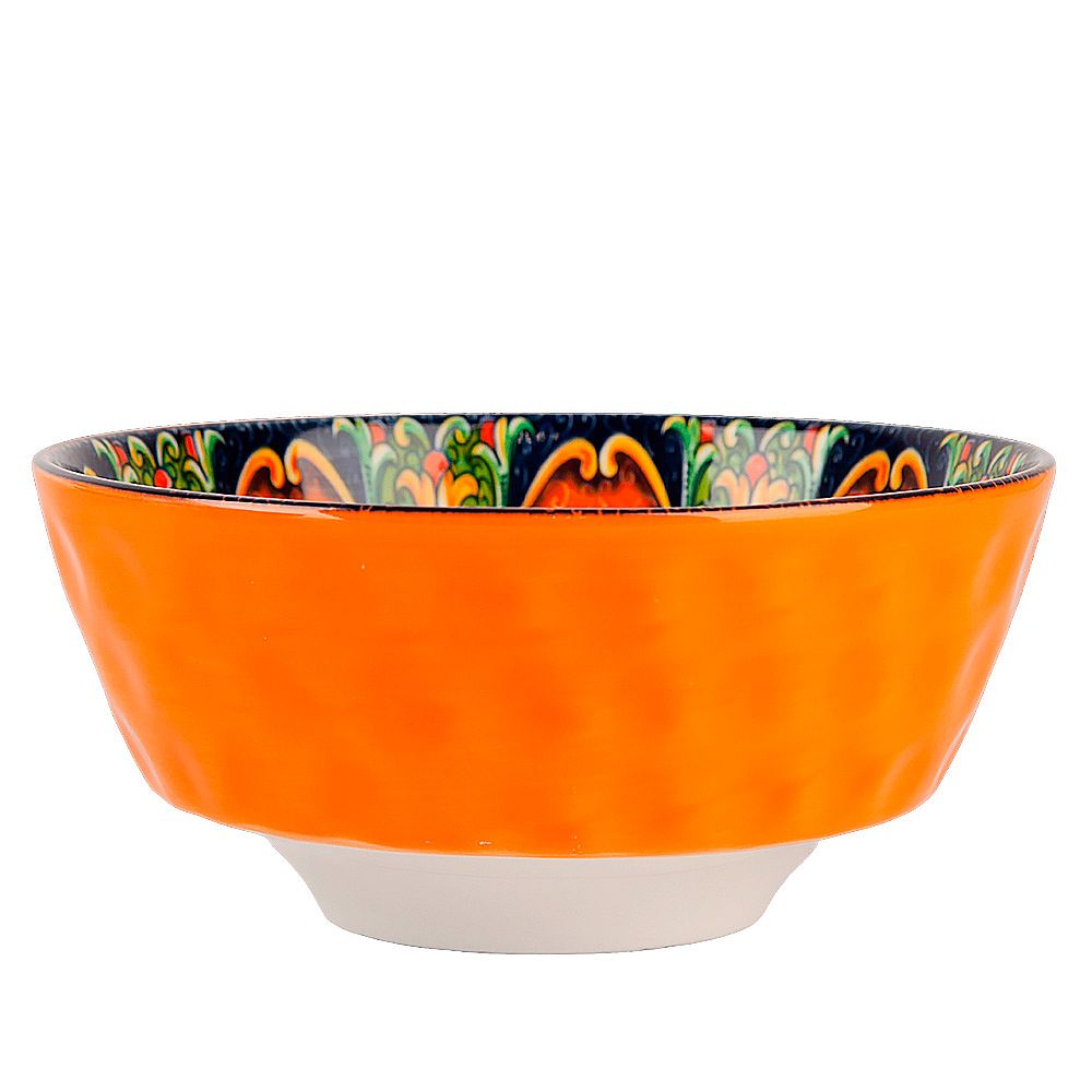 Салатник "Arabesque" (оранжевый) d=16см v=800мл (min12) (транспортная упаковка)