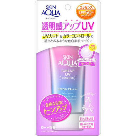 Солнцезащитная эссенция Skin Aqua Tone Up Uv Essence Lavender SPF 50+/PA +++