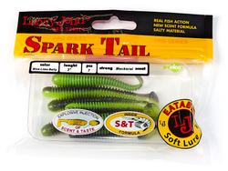 Виброхвосты съедоб. искусст. LJ Pro Series Spark Tail 3,0in (07,60)/T53 7шт.