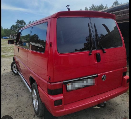 Спойлер на заднюю дверь для VOLKSWAGEN T4 90-03, c двумя распашными дверьми