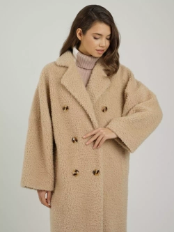 Шуба из шерсти экошуба, SilverFox (арт. 2323)