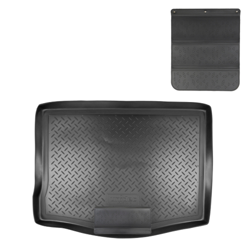 Коврик в багажник Norplast/Unidec для Ford Focus II в кузове HB (2004-2011), Черный, арт.NPL-P-22-16-APP