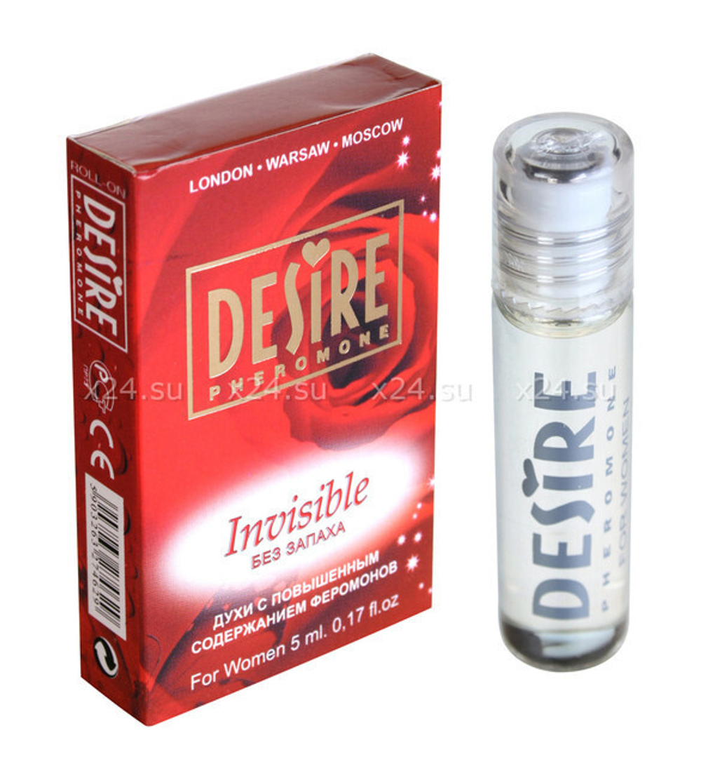 Духи для привлечения мужчин Invisible (без запаха) , 5 мл (Цвет: прозрачный)