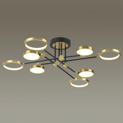 4320/75CL MIDCENT ODL22 305 металл/черный с бронзой Потолочный светильник IP20 LED 65W 2677Лм DENZEL