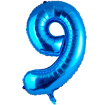 Шар фольгированный Цифра 9 109 см (Синий)