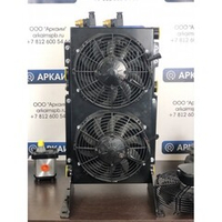 Маслоохладитель МО2+05 двухконтурный с двумя радиаторами и двумя вентиляторами