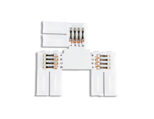 Соединитель T для светодиодной ленты 5050 12/24V (4 конт.) GS7001 (5шт)