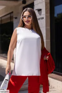 Костюм тройка HZ-1888 Фабрика Моды