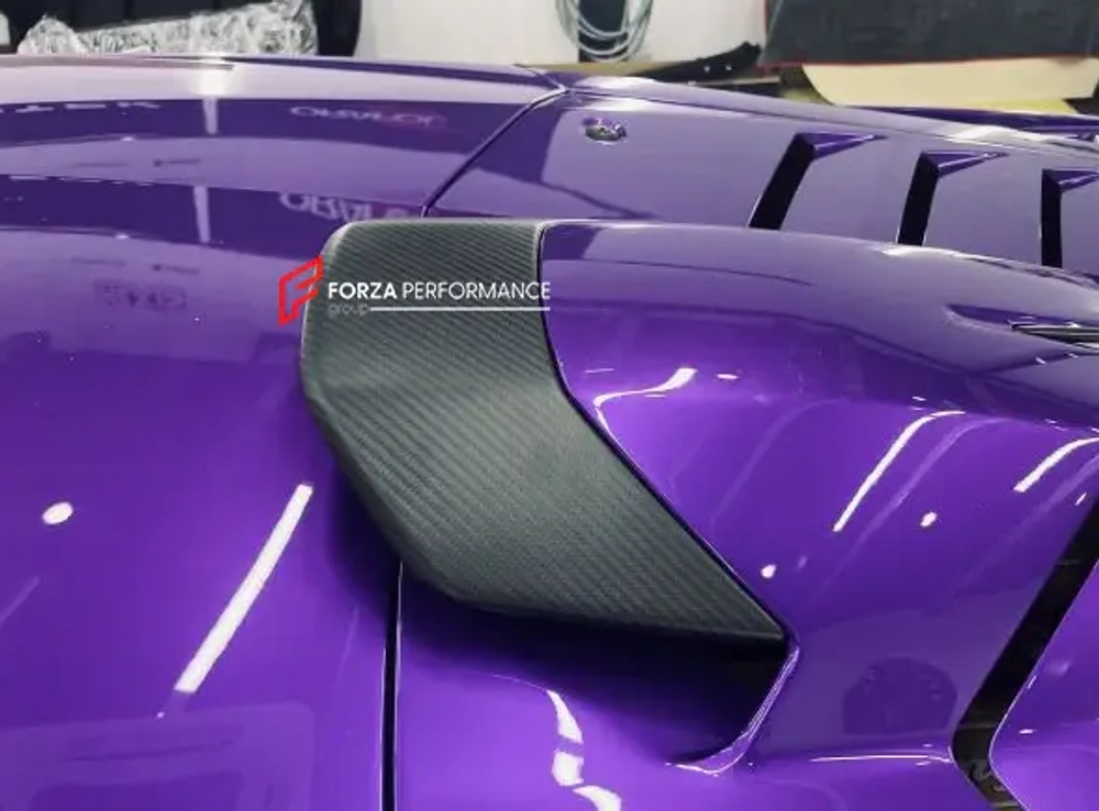 Карбоновый обвес переделка для Lamborghini Huracan в STO Ламборгини Хуракан