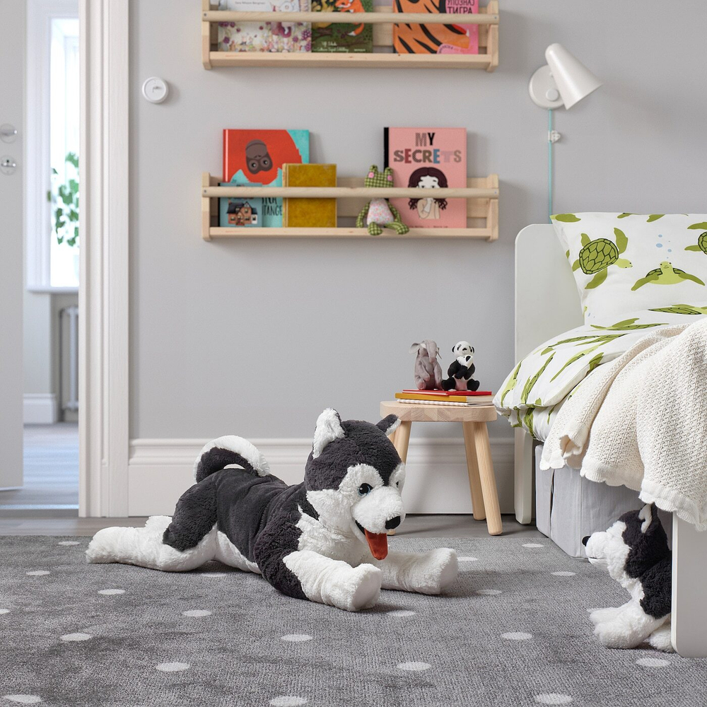 IKEA LIVLIG  (ИКЕА ЛИВЛИГ)  -  Плюши, собака/сибирский хаски, 57 см