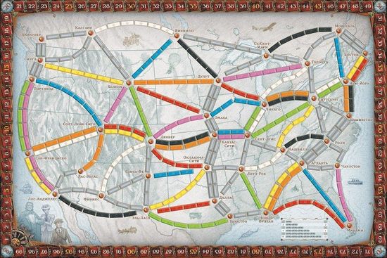 Купить настольную игру Ticket to Ride: Америка