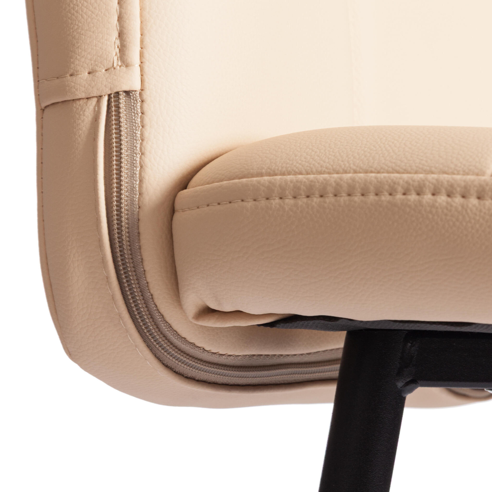 Полубарный стул  Medeo/Медео экокожа , бежевый, 42х56х102 см