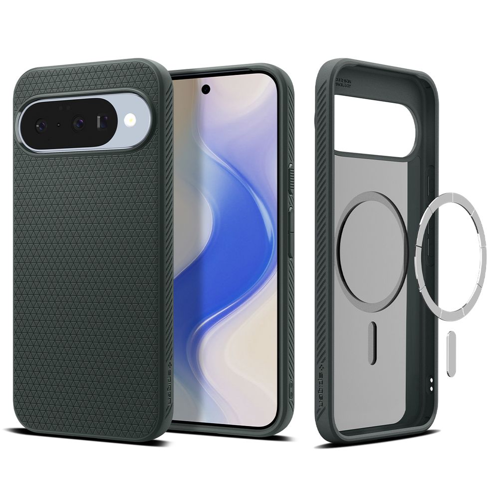 Чехол Spigen Liquid Air (Magsafe) для Google Pixel 10/ 10 Pro зеленый