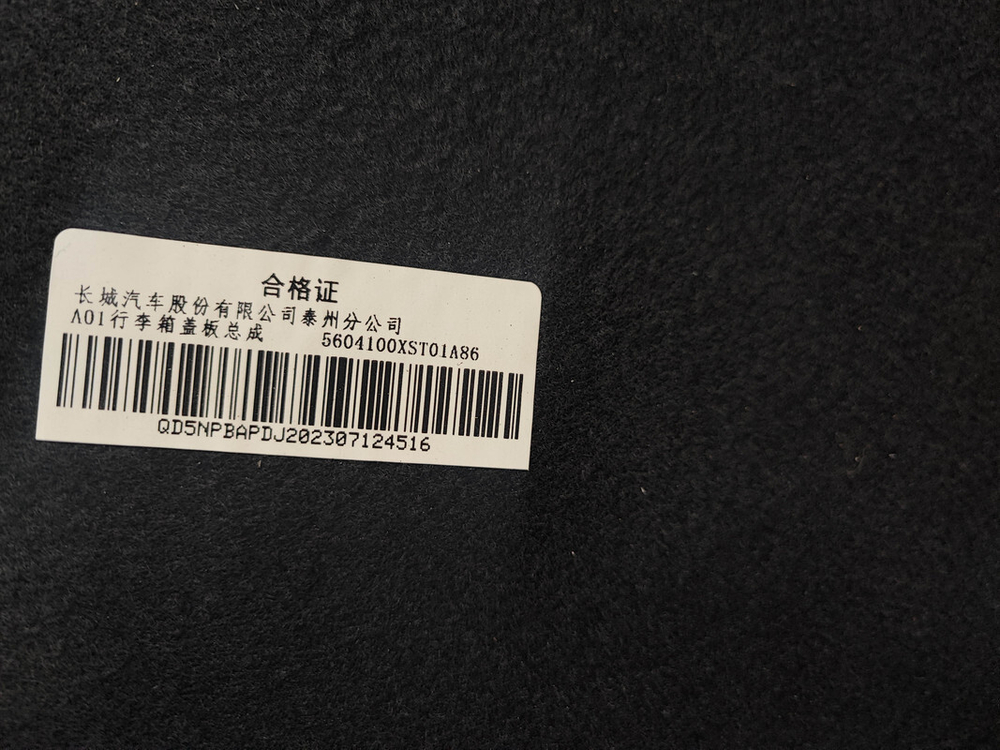 Пол багажника настил обшивка Haval Jolion 21-нв Б/У Оригинал 5604100XST01A86